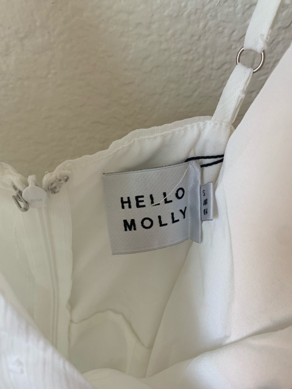 Hello Molly White Tiered Ruffle Mini Dress - Picture 6 of 6
